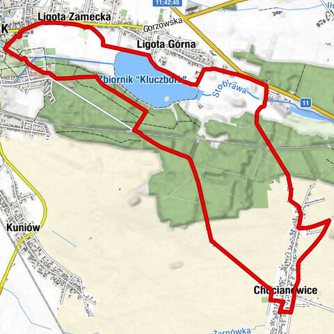 Kościół pw. Narodzenia Najświętszej Maryi Panny (stary) - Chocianowice - Kluczbork - Ligota Zamecka