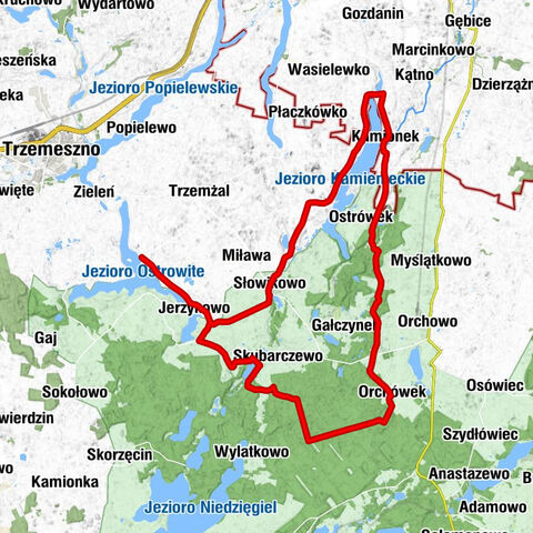 Ostrowite - Jerzykowo - Słowikowo - Kamieniec