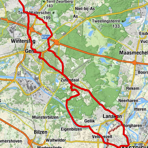 Houthalen-Oost - Onze-Lieve-Vrouwekerk - Sint-Lambertuskerk - Onze-Lieve-Vrouw van Rustkapel