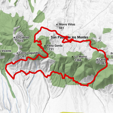 La Sierra - San Pablo de los Montes - Puerto del Robledillo - Puerto del Lanchar