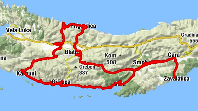 Zavalatica - crkva Gospe od Čarskog Polja - Čara - Smokvica