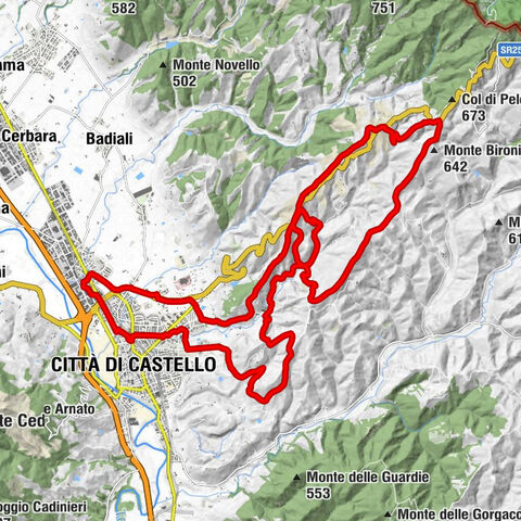 Città di Castello-Zona Industriale - Città di Castello - Terme di Fontecchio - Da Meo rist.