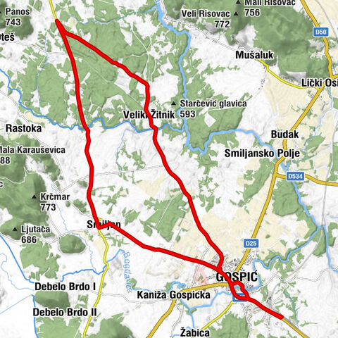 Gospić - katedrala Navještenja Blažene Djevice Marije - Crkva sv. Ivana Nepomuka