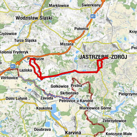 Osiedle Morcinka - Jastrzębie-Zdrój - Osiedle Pionierów - Zamoście