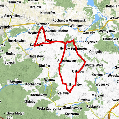 Cukrówka - Smagów - Goworek - Niska Jabłonica