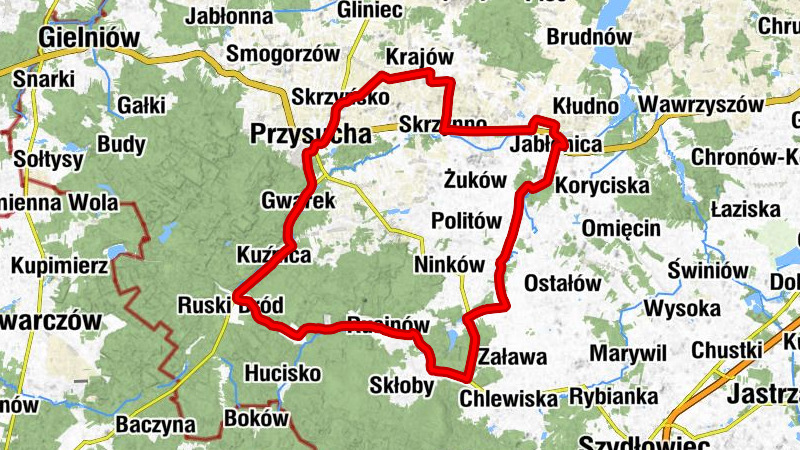 Przysucha - Kościół pw. Najświętszego Serca Jezusowego - Kościół pw. Wniebowzięcia Najświętszej Maryi Panny - Kościół pw. Świętej Katarzyny