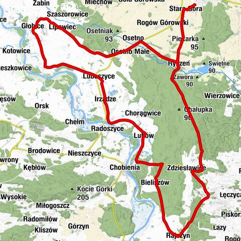 Góra - Kościół pw. Najświętszego Serca Pana Jezusa - Zamecko - Kaplica pw. św. Jana Chrzciciela