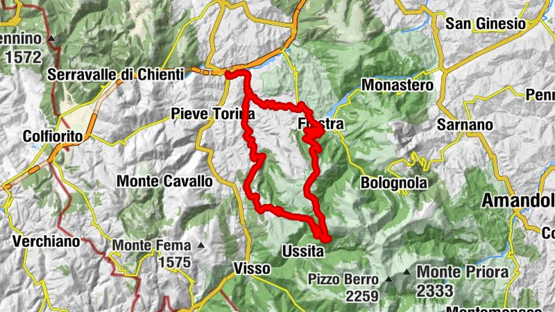 Chiesa di San Francesco - Locanda della Pieve - Pian Tertena - Santuario di Macereto