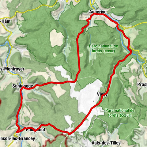 Poinsenot - Église Notre-Dame-de-la-Nativité - Auberive - Église Notre-Dame-de-l'Assomption