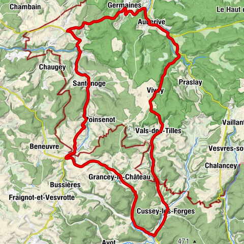 Vals-des-Tilles - Église Saint-Rémi - Église Saint-Maurice - Église Notre-Dame-de-la-Nativité