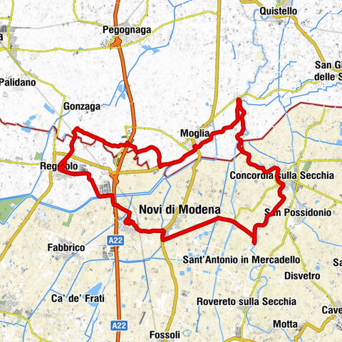 Gonzaga-Reggiolo - Agnella - Cavriana - Novi di Modena