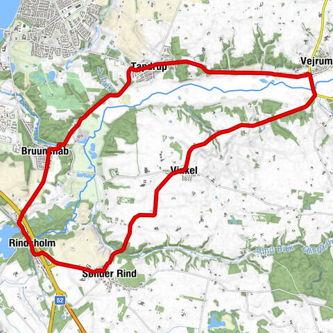 Rindsholm - Sønder Rind - Tapdrup Kirke - Viborg