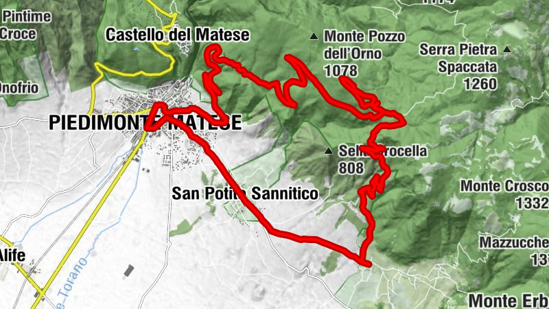 Calvisi - Piedimonte Matese - Rifugio Monte Ariola - Monte Ariola