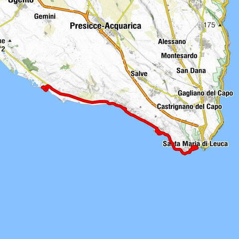 Santa Maria di Leuca - Grotta Porcinara - Grotta Titti - Chiesa del Cristo Re