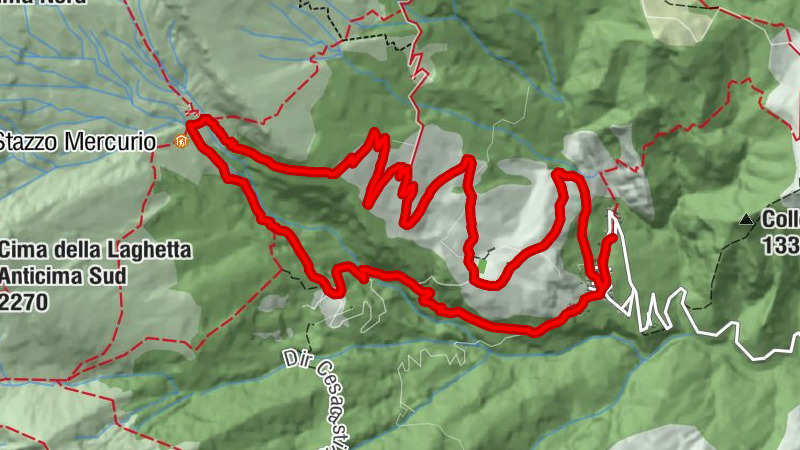 Zi' Marì - Mastrisco - Cesacastina - Rifugio 100 Fonti