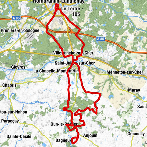 Romorantin-Lanthenay - La Croix David - Villefranche-sur-Cher