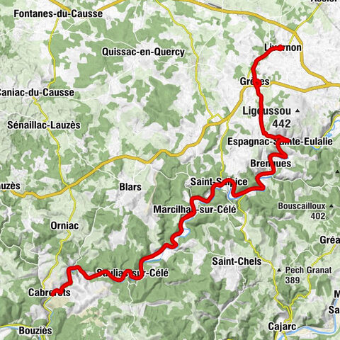 Livernon - Grotte de la Finou - Grèzes - Mas de Bouzou
