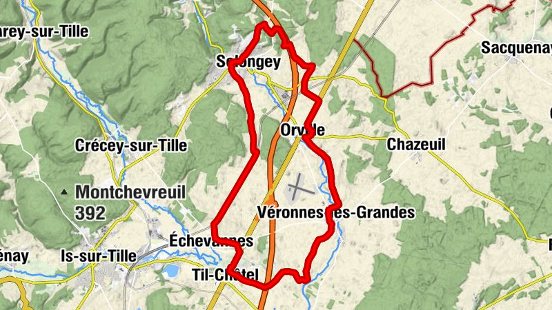 Véronnes-les-Grandes - Orville - Boulangerie - Église Saint-Hilaire