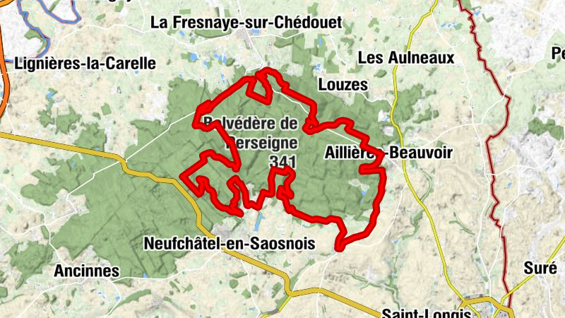 Église Saint-Remy - Villaines-la-Carelle - Villeneuve - Belvédère de Perseigne