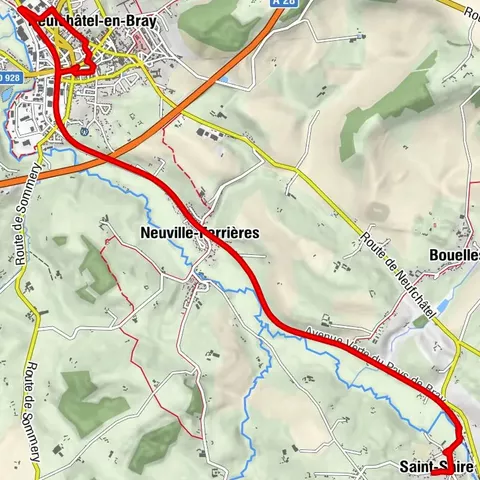 Saint-Saire - Église Saint-Saire - Neuville-Ferrières - Église Notre-Dame