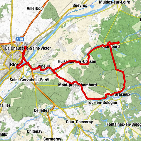 La Chaussée-Saint-Victor - Église Saint-Étienne - Église Saint-Louis - La Menardière