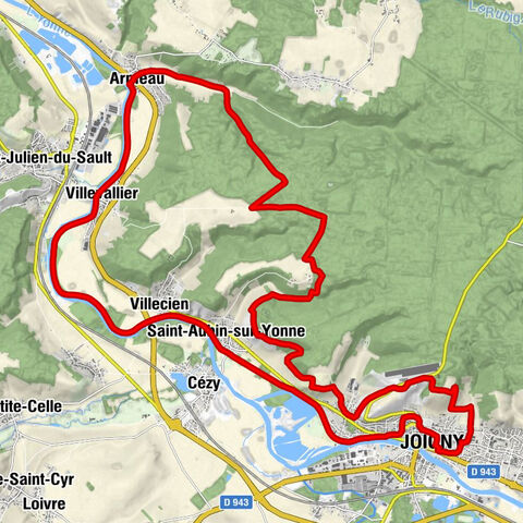 Joigny - La Tuilerie - Église Saint-Jacques - Église Saint-André