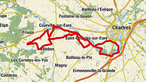 Courville-sur-Eure - Église Saint-Pierre - Église Saint-Séverin - Église Saint-Germain