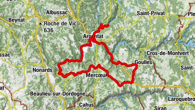 Argentat - Longour - La Souvigne
