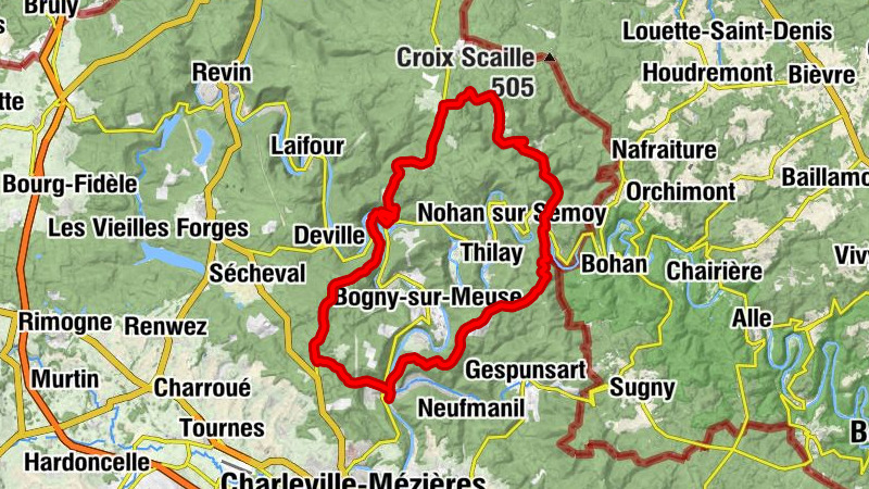 Nouzonville - Église Sainte-Marguerite - Col du Loup - Chapelle Sainte-Anne