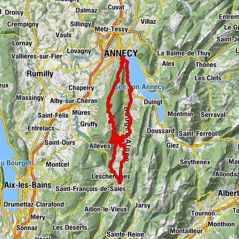 Cessenaz - Crêt de Châtillon - Église Saint-Victor - Église Saint-Maurice