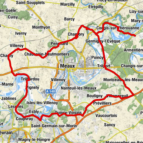 Isles - Armentières - Congis - Église Saint-Caprais - Église Saint-Rémi - Église Saint-Thibault