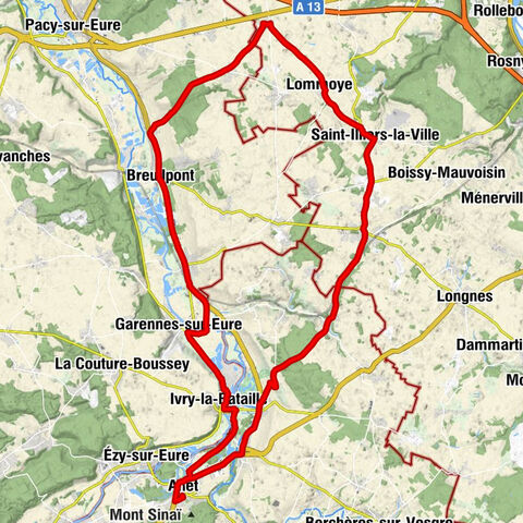 Anet - Église Saint-Aignan - Église Saint-Hilaire - Église Saint-Martin