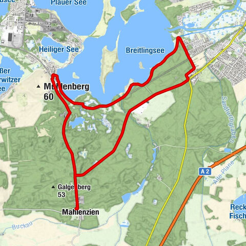 Mahlenzien - Kirchmöser - Havelhecht - Brandenburg an der Havel