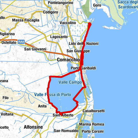 Comacchio - Il Bettolino di Foce - Lido degli Scacchi - Lido di Pomposa