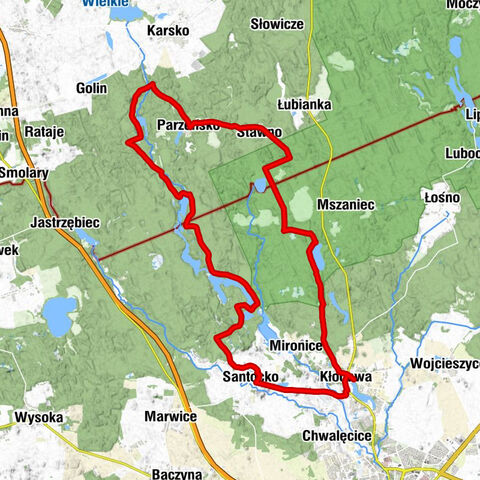 Kłodawa - Kościół pw. Matki Bożej Różańcowej - Santocko - Kabatka