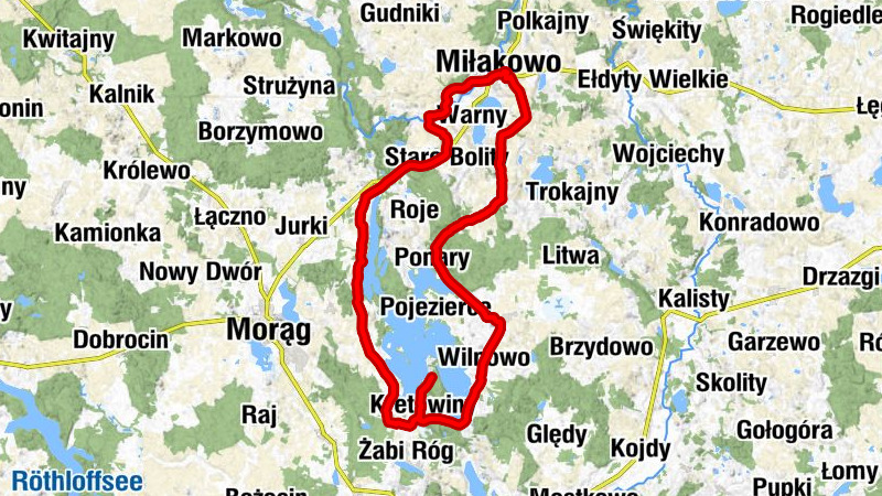 Miłakowo - Kościół pw. Świętej Barbary - Kościół pw. Podwyższenia Krzyża Świętego - Kaplica klasztorna