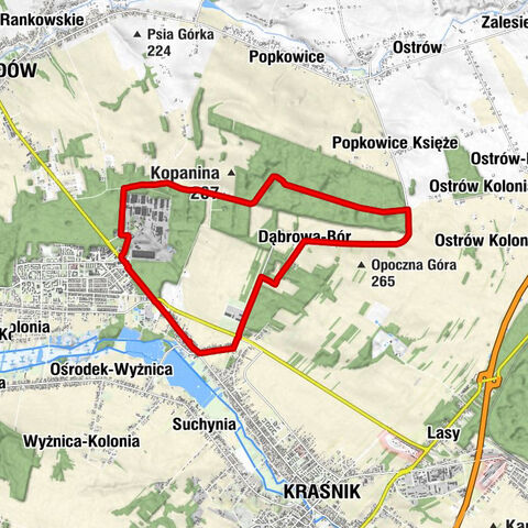 Kraśnik - Dąbrowa-Bór - Czubówka
