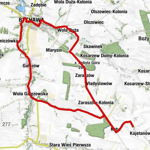 powiat lubelski - Kąty - Kaplica pw. Matki Bożej Królowej Polski - Bychawa