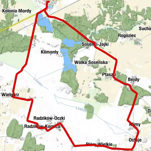 Mordy - Sosenki-Jajki - Ptaszki - Kościół pw. Świętego Jana Chrzciciela