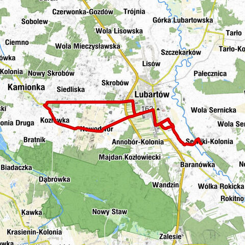 Serniki - Łucka-Kolonia - Lubartów - Kaplica w Nowodworze