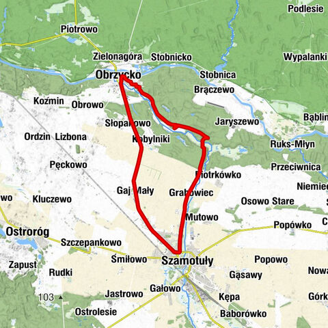Obrzycko - Twardowo - Grabowiec - Szamotuły