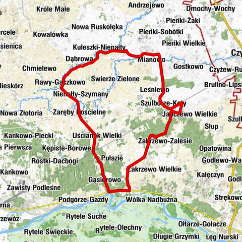 Gąsiorowo - Kościół pw. Świętego Stanisława Biskupa i Męczennika - Kościół pw. Najświętszej Maryi Panny Królowej Polski - powiat ostrowski