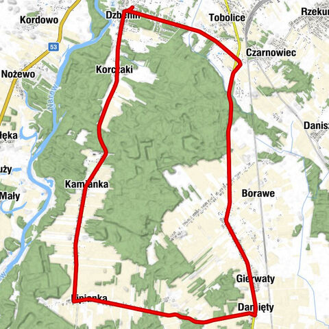 Dzbenin - Korczaki - Kamianka - Lipianka