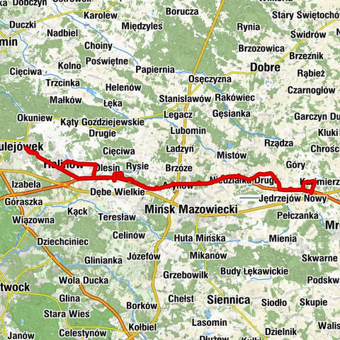Sulejówek Miłosna - Sulejówek - Halinów - Mińsk Mazowiecki