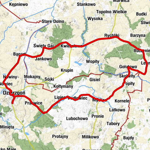 Osiedle Ignacego Krasickiego - Kościół pw. Trójcy Przenajświętszej - Kościół pw. Świętego Wojciecha - Kościół pw. Podwyższenia Krzyża Świętego