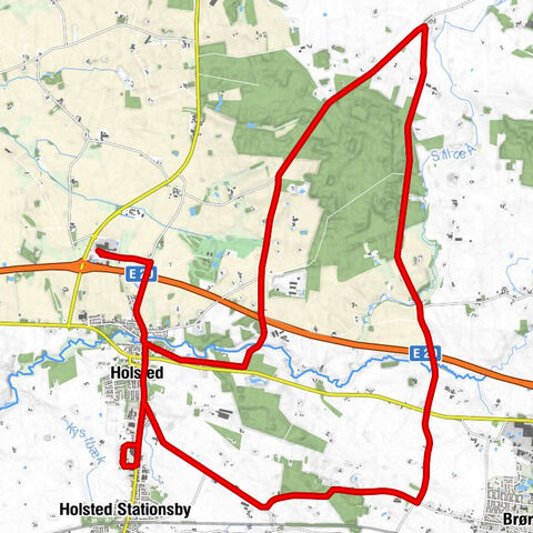 Vejen Kommune - Holsted - Brørup Kirke - Skyggedal