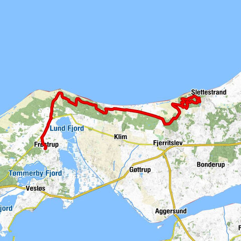 Frøstrup - Bjerget - Thorup Strand