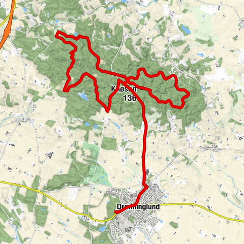 Dronninglund - Nørre Ørnebakke - Skårbjerg - Knøsen
