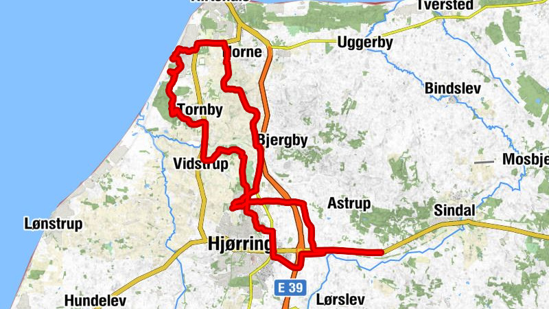 Sønderskov - Hjørring - Vinstrup - Vidstrup