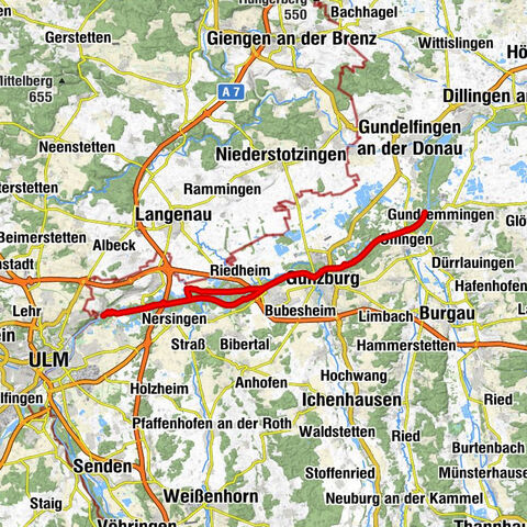 Thalfingen (b Ulm) - St. Thomas - Leipheim - Günzburg
